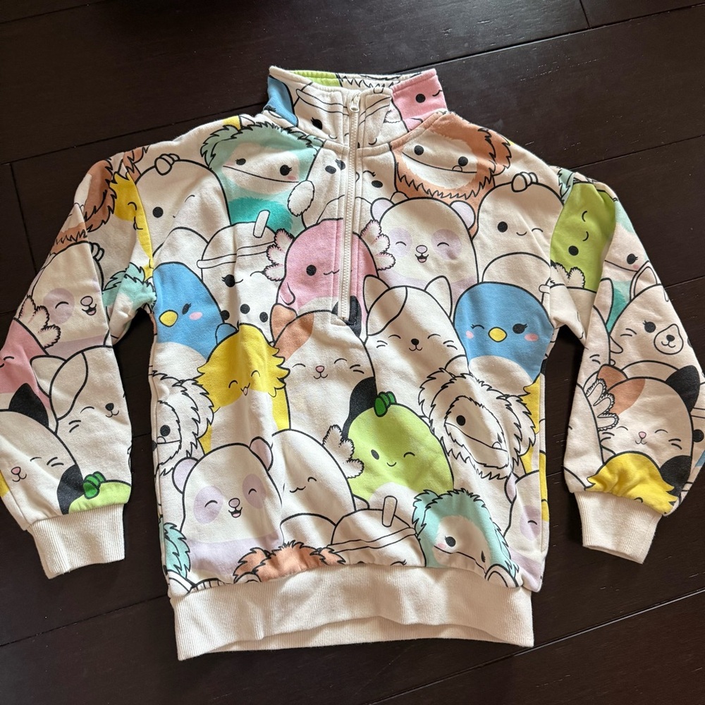 H&M x Squishmallows Half Zip Pullover Sweatshirt